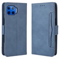 Vintage Series Motorola Moto G 5G Plus Wallet Case with Card Holder - Blue