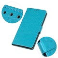 Étui Portefeuille Xiaomi Redmi Note 10/10S - Série Vintage - Bleu Clair