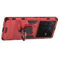 Coque Vivo X80 Pro Hybride avec Bague de Maintien - Rouge