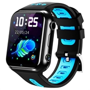 W5PRO 4G Double Caméra Enfants Regarder 2 + 16G Résistant À L'usure 1.83" IPS HD Montre De Téléphone Intelligent - Noir / Bleu