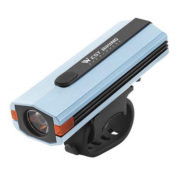WEST BIKING YP0701407 Phare avant en plastique pour vélo 400LM Torche de nuit - Bleu