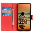 Étui Portefeuille Xiaomi Mi 11 Lite 5G avec Fermeture Magnétique - Rouge