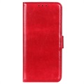 Étui Portefeuille Xiaomi 11T/11T Pro avec Fermeture Magnétique - Rouge