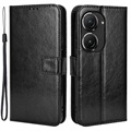 Étui Portefeuille Asus Zenfone 9 avec Fermeture Magnétique - Noir