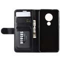 Étui Portefeuille Nokia 6.2/7.2 avec Fermeture Magnétique - Noir