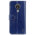 Étui Portefeuille Nokia C21 avec Fermeture Magnétique - Bleu