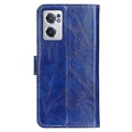 Étui Portefeuille OnePlus Nord CE 2 5G avec Fermeture Magnétique - Bleu