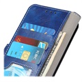 Étui Portefeuille OnePlus Nord CE 2 5G avec Fermeture Magnétique - Bleu