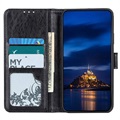 Étui Portefeuille Samsung Galaxy A41 avec Fermeture Magnétique - Noir