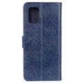 Étui Portefeuille Samsung Galaxy A41 avec Fermeture Magnétique - Bleu