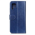 Étui Portefeuille Samsung Galaxy A42 5G avec Fermeture Magnétique - Bleu
