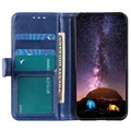 Étui Portefeuille Samsung Galaxy A52 5G, Galaxy A52s avec Fermeture Magnétique - Bleu