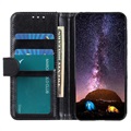 Étui Portefeuille Samsung Galaxy A72 5G avec Fermeture Magnétique - Noir