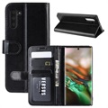 Étui Portefeuille Samsung Galaxy Note10 avec Fermeture Magnétique - Noir