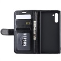 Étui Portefeuille Samsung Galaxy Note10 avec Fermeture Magnétique