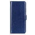 Étui Portefeuille Samsung Galaxy S22 5G avec Fermeture Magnétique - Bleu