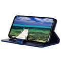Étui Portefeuille Samsung Galaxy S22 5G avec Fermeture Magnétique - Bleu