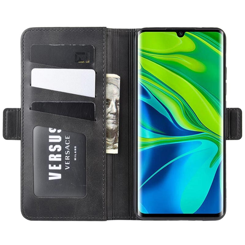 Etui Xiaomi Mi Note 10 Étui Portefeuille Xiaomi Mi Note 10/10 Pro avec Fermeture Magnétique