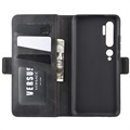 Étui Portefeuille Xiaomi Mi Note 10/10 Pro avec Fermeture Magnétique - Noir