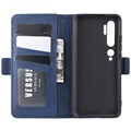 Étui Portefeuille Xiaomi Mi Note 10/10 Pro avec Fermeture Magnétique - Bleu