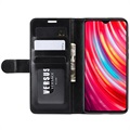 Étui Portefeuille Xiaomi Redmi Note 8 Pro avec Fermeture Magnétique - Noir