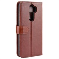 Étui Portefeuille Xiaomi Redmi Note 8 Pro avec Fermeture Magnétique - Marron