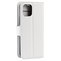Étui Portefeuille iPhone 11 avec Fermeture Magnétique - Blanc