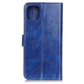 Étui Portefeuille iPhone 12/12 Pro avec Fermeture Magnétique - Bleu