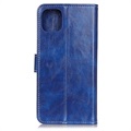 Étui Portefeuille iPhone 12 mini avec Fermeture Magnétique - Bleu