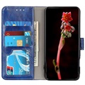 Étui Portefeuille iPhone 12 mini avec Fermeture Magnétique - Bleu