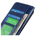 Étui Portefeuille iPhone 13 Mini avec Fermeture Magnétique - Bleu