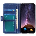 Étui Portefeuille iPhone 13 Pro Max avec Fermeture Magnétique - Bleu