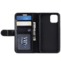 Étui Portefeuille iPhone 11 Pro Max avec Fermeture Magnétique - Noir