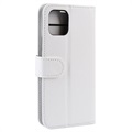 Étui Portefeuille iPhone 11 Pro Max avec Fermeture Magnétique - Blanc