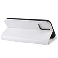 Étui Portefeuille iPhone 11 Pro Max avec Fermeture Magnétique - Blanc