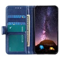 Étui Portefeuille iPhone 14 Max avec Fermeture Magnétique - Bleu