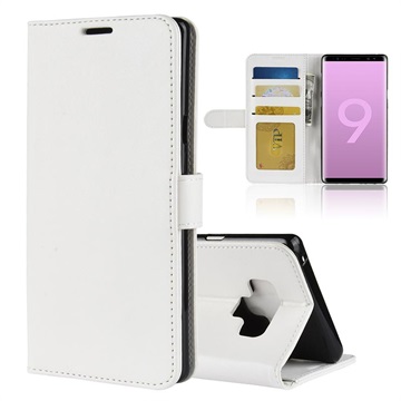 Étui Portefeuille Samsung Galaxy Note9 avec Support - Blanc