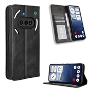 Étui Portefeuille Nothing Phone (3a) avec Fermeture Magnétique - Noir