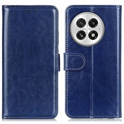 Étui Portefeuille OnePlus 13 avec Fermeture Magnétique - Bleu