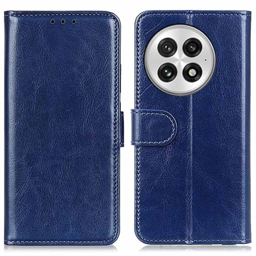 Étui Portefeuille OnePlus 13 avec Fermeture Magnétique - Bleu