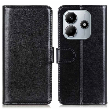 Étui Portefeuille Xiaomi Redmi Note 14 4G avec Fermeture Magnétique - Noir