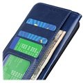Étui Portefeuille Samsung Galaxy A03 Core avec Fermeture Magnétique - Bleu