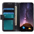Étui Portefeuille Samsung Galaxy A22 5G, Galaxy F42 5G avec Fermeture Magnétique - Noir