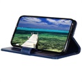 Étui Portefeuille Samsung Galaxy A33 5G avec Fermeture Magnétique - Bleu
