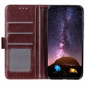 Étui Portefeuille Sony Xperia 1 IV avec Fermeture Magnétique - Marron