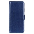 Étui Portefeuille Sony Xperia 10 IV avec Fermeture Magnétique - Bleu
