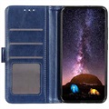 Étui Portefeuille Sony Xperia 10 IV avec Fermeture Magnétique - Bleu