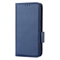 Étui Portefeuille Xiaomi 12/12X avec Fermeture Magnétique - Bleu