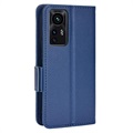 Étui Portefeuille Xiaomi 12/12X avec Fermeture Magnétique - Bleu