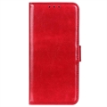 Étui Portefeuille iPhone 15 avec Fermeture Magnétique - Rouge